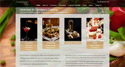 Desktop Screenshot of christines-catering.co.uk